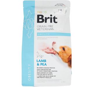 Brit Veterinary Diet Dog Grain Free Obesity (при избыточном весе и ожирении) Сухой корм для собак с ягненком и горохом, 2 кг