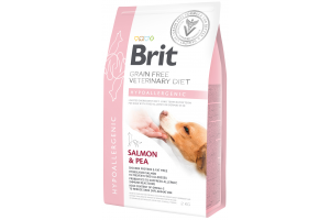 Brit Veterinary Diet Dog Grain Free Hypoallergenic (гипоаллергенная диета)  Сухой корм для собак с лососем и горохом, 2 кг