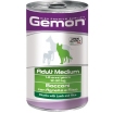 GEMON DOG MEDIUM консервы для взрослых собак средних пород, с ягненком и рисом, 1,250 кг