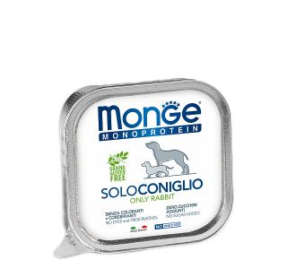 Monge Monoprotein SOLO CONIGLIO (Паштет для собак из кролика), 150 г