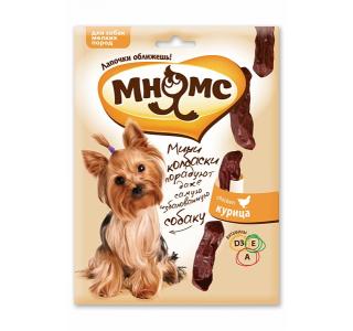 Мнямс мини-колбаски 75г курица
