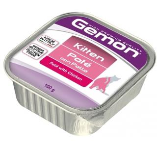 GEMON Cat консервы для котят паштет, курица, 100 г