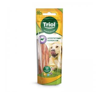 TRIOL Колбаски для собак, ягненок, 40 г.