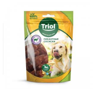 TRIOL Пикантные сосиски из ягненка и утки, 70 г.