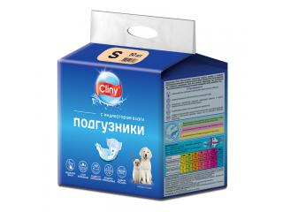 Cliny Подгузники для собак и кошек 3-6 кг, размер S, 1 шт.