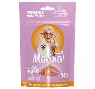 Молина 50г Косточки с вялен.курицей