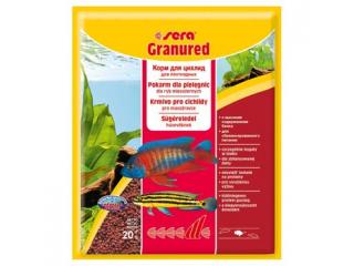 Sera Корм для цихлид плотоядных GRANURED 20г (пакетик) (улучшает окраску)