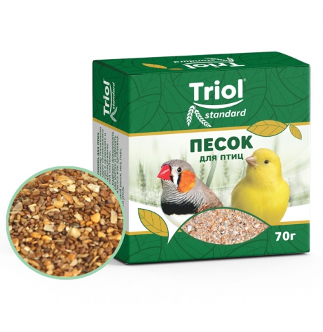 Песок-минеральная подкормка Triol Standard для птиц, 70г