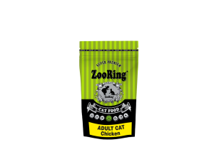 ZooRing Корм для кошек ADULT CAT Chicken Цыплёнок с пребиотиком - сухой корм для молодых и взрослых кошек всех пород