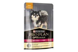 Pro Plan OPTISAVOUR ADULT Влажный корм (для взрослых собак мелких и карликовых пород) с уткой, 100 гр