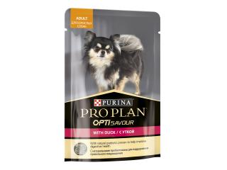 Pro Plan OPTISAVOUR ADULT Влажный корм (для взрослых собак мелких и карликовых пород) с уткой, 100 гр