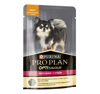 Pro Plan OPTISAVOUR ADULT Влажный корм (для взрослых собак мелких и карликовых пород) с уткой, 100 гр