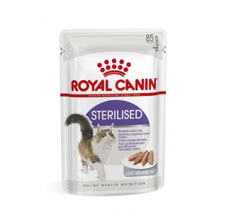 Royal Canin Sterilised (в паштете) Консервированный корм для стерилизованных взрослых кошек (паштет), 85г