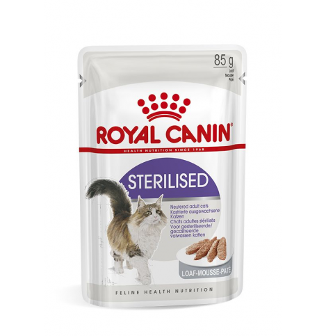 Royal Canin Sterilised (в паштете) Консервированный корм для стерилизованных взрослых кошек (паштет), 85г