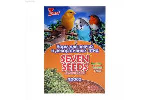 Seven Seeds Корм для певчих и декоративных птиц просо, 500 гр