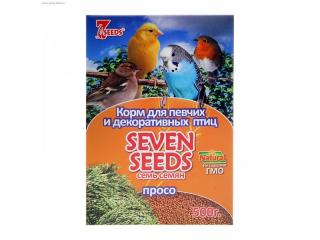 Seven Seeds Корм для певчих и декоративных птиц просо, 500 гр