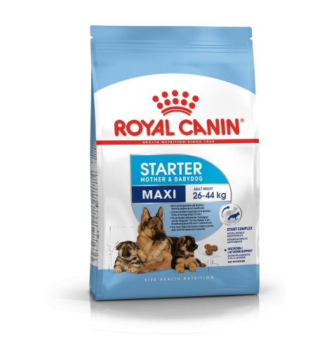 Royal Canin Maxi Starter Mother & Babydog, Сухой корм для собак крупных размеров (весом от 26 до 44 кг) в конце беременности и в период лактации, а также для щенков в период отъема от матери и до 2-х месячного возраста, 4 кг