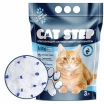 CAT STEP Arctic Blue, впитывающий силикагелевый наполнитель для кошачьего туалета - 3 л