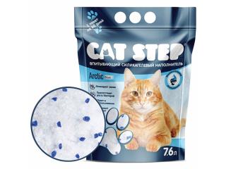 CAT STEP , впитывающий силикагелевый наполнитель для кошачьего туалета - 7,6 л