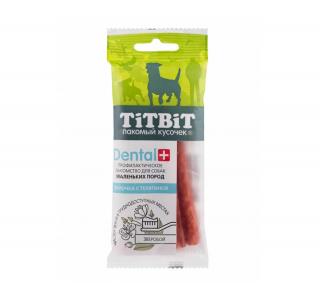 TiTBiT Дентал+ Палочка с телятиной маленьких пород, 20 г