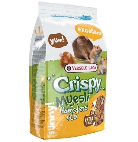 VERSELE-LAGA Crispy Muesli Hamsters & Co Корм для хомяков и других грызунов 1 кг