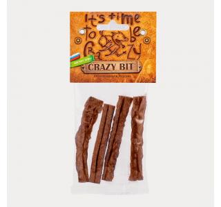 CRAZY BIT Воздушные палочки с говядиной (для собак мелких пород), 4 шт
