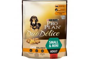 Pro Plan DUO DELICE SMALL&MINI (Сухой корм для взрослых собак мелких и карликовых пород) с высоким содержанием говядины, 700 гр