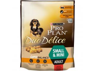 Pro Plan DUO DELICE SMALL&MINI (Сухой корм для взрослых собак мелких и карликовых пород) с высоким содержанием говядины, 700 гр