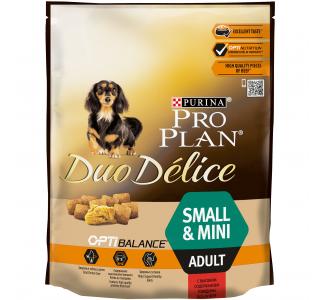 Pro Plan DUO DELICE SMALL&MINI (Сухой корм для взрослых собак мелких и карликовых пород) с высоким содержанием говядины, 700 гр