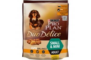 Pro Plan DUO DELICE SMALL&MINI (Сухой корм для взрослых собак мелких и карликовых пород) с высоким содержанием курицы, 700 гр