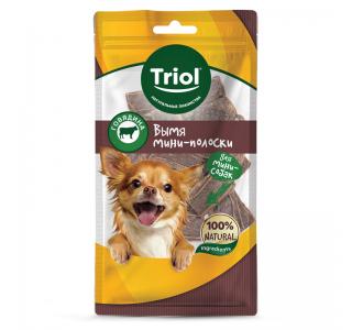 TRIOL Вымя говяжье "Мини-полоски" для собак мини пород, 40г