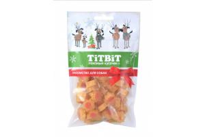 TiTBiT Новогодняя коллекция Мармелад мясной с йогуртовой начинкой mini для собак