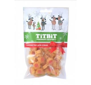 TiTBiT Новогодняя коллекция Мармелад мясной с йогуртовой начинкой mini для собак
