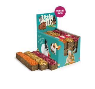 Little One Палочка из луговых трав, ассорти. Лакомство для всех видов грызунов, 85г