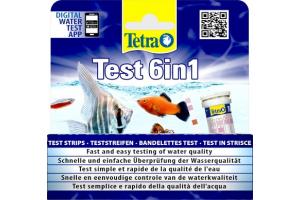 Tetra Test Strips, тест для воды 6 в 1, экспресс-полоски 10 шт