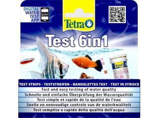 Tetra Test Strips, тест для воды 6 в 1, экспресс-полоски 10 шт