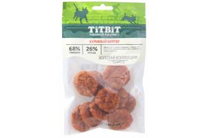 TiTBiT Куриный бургер для собак Золотая коллекция 70 г