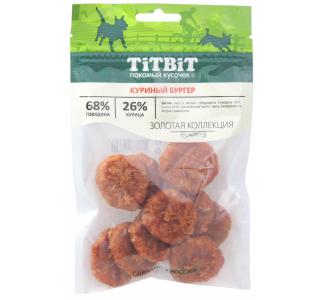 TiTBiT Куриный бургер для собак Золотая коллекция 70 г