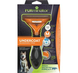 FURminator Фурминатор M, для средних собак с длинной шерстью