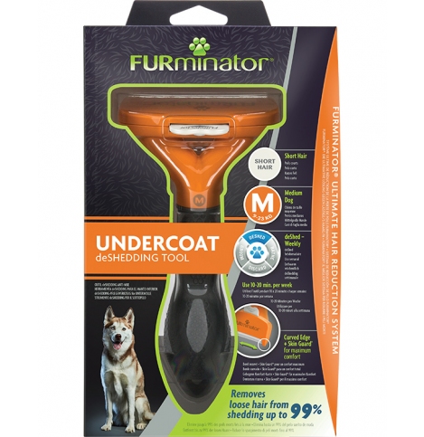 FURminator Фурминатор M, для средних собак с длинной шерстью