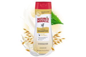 Nature's Miracle Шампунь Oatmeal Odor Control Shampoo с овсяным молочком для собак, 473мл