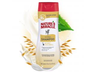 Nature's Miracle Шампунь Oatmeal Odor Control Shampoo с овсяным молочком для собак, 473мл