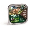 Monge Cat BWild GRAIN FREE Влажный корм для крупных кошек беззерновой, из буйвола с овощами, 100 г