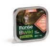 Monge Cat BWild GRAIN FREE Влажный корм для кошек беззерновой, из лосося с овощами, 100 г