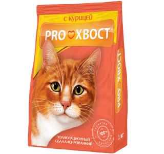 Прохвост "Курица" Сухой корм для кошек, 1кг