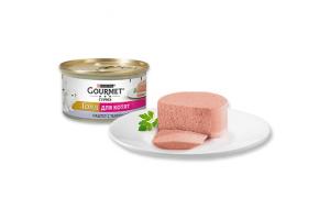 Gourmet Консервы для котят Гурмэ Голд Паштет для котят с телятиной, 85г