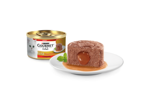 Gourmet Консервы для кошек Гурмэ Голд Нежная Начинка с говядиной, 85г