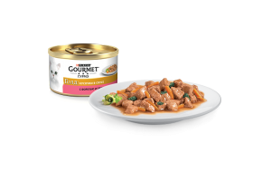 Gourmet Консервы для кошек Гурмэ Голд Кусочки в соусе с форелью и овощами, 85г