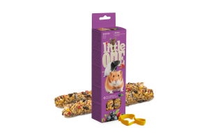Little One Палочки для хомяков, крыс, мышей и песчанок с ягодами, 2*60г