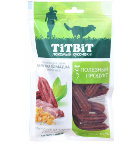 TiTBiT Помадка с мясом утки, 85 г